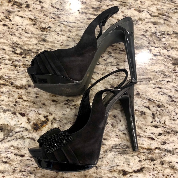 Jessica Simpson black heels - Picture 3 of 9